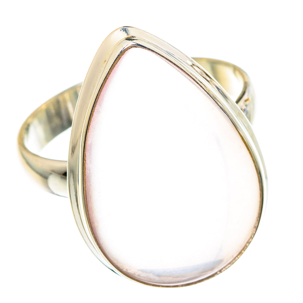 Rose Quartz Rings handcrafted by Ana Silver Co - RING90823