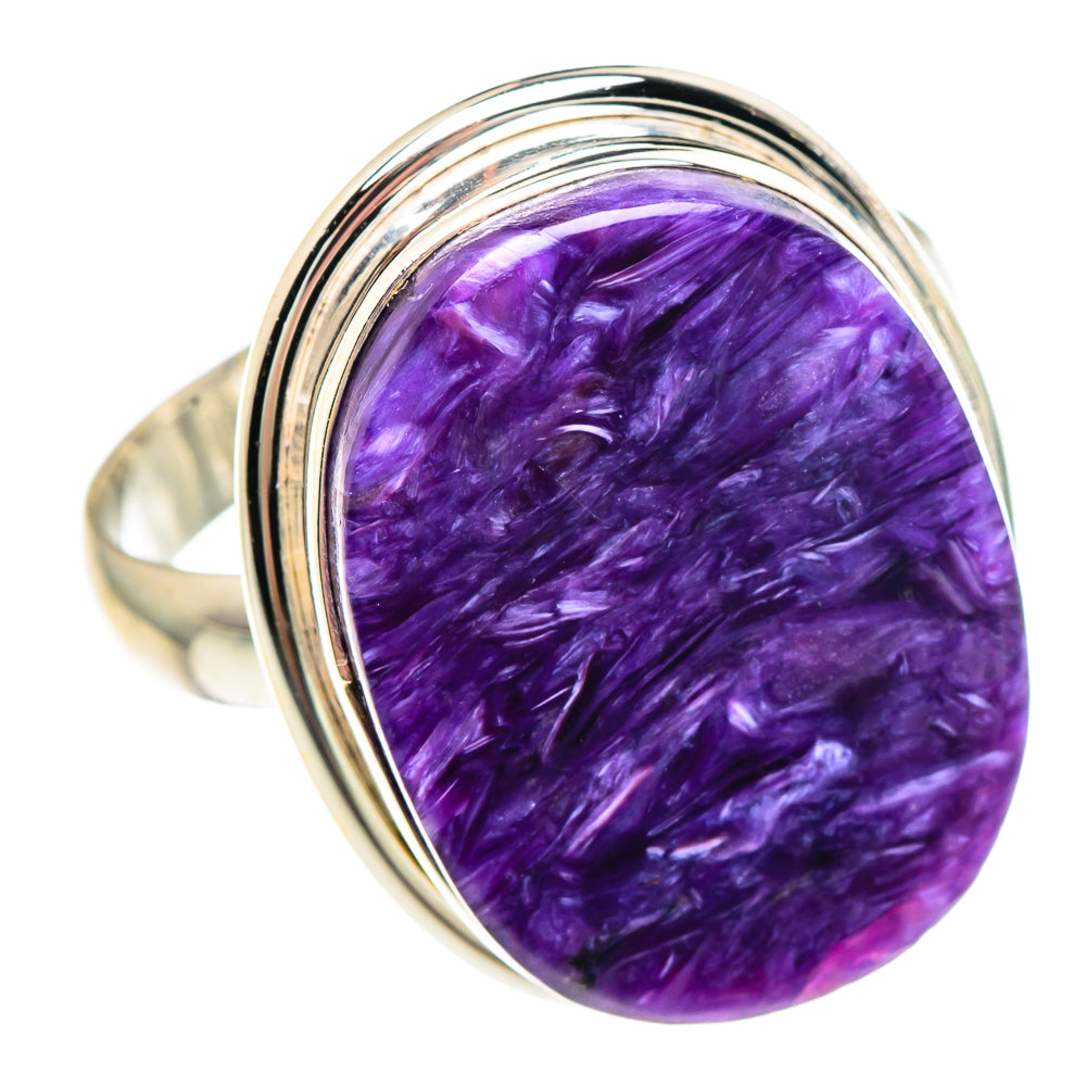 Charoite Rings handcrafted by Ana Silver Co - RING90827