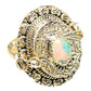 Ethiopian Opal Rings handcrafted by Ana Silver Co - RING90842