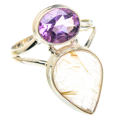 Rutilated Quartz Rings handcrafted by Ana Silver Co - RING90845 - Photo 2