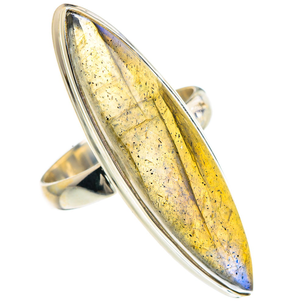 Labradorite Rings handcrafted by Ana Silver Co - RING90854