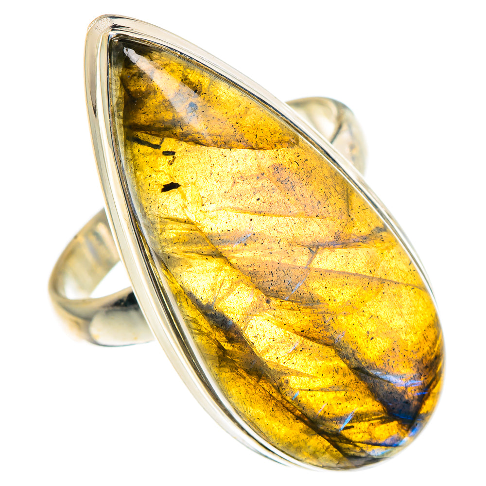 Labradorite Rings handcrafted by Ana Silver Co - RING90855