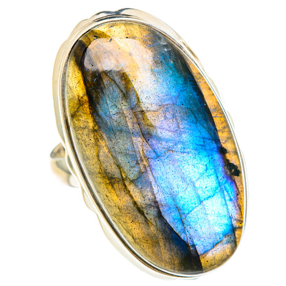 Labradorite Rings handcrafted by Ana Silver Co - RING90856