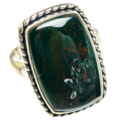 Bloodstone Rings handcrafted by Ana Silver Co - RING90860