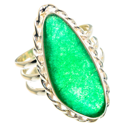 Green Aventurine Rings handcrafted by Ana Silver Co - RING90862