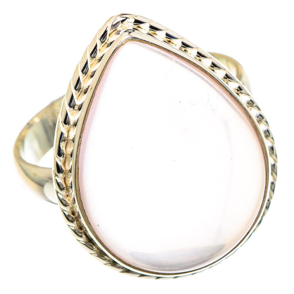 Rose Quartz Rings handcrafted by Ana Silver Co - RING90878