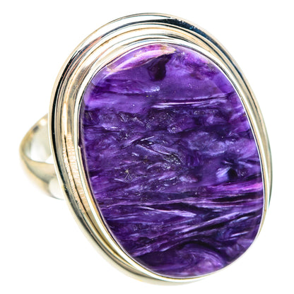 Charoite Rings handcrafted by Ana Silver Co - RING90885