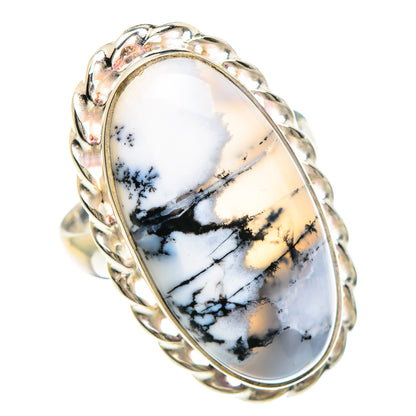 Dendritic Opal Rings handcrafted by Ana Silver Co - RING90895