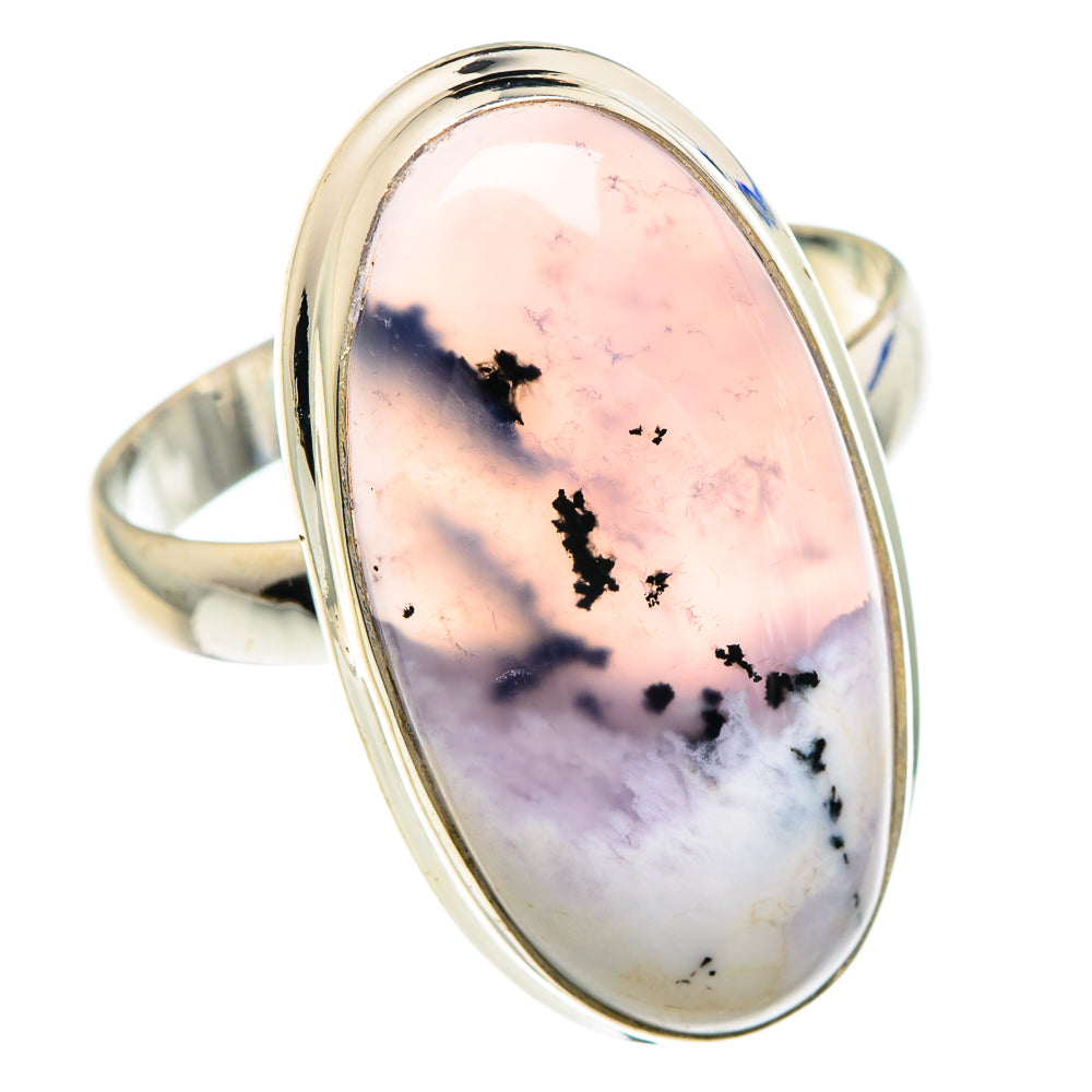 Dendritic Opal Rings handcrafted by Ana Silver Co - RING90896