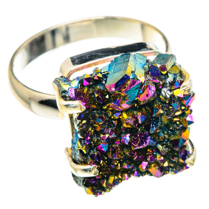 Titanium Sunshine Druzy Rings handcrafted by Ana Silver Co - RING90897