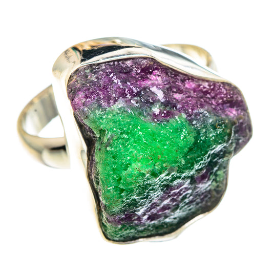 Ruby Zoisite Rings handcrafted by Ana Silver Co - RING90899