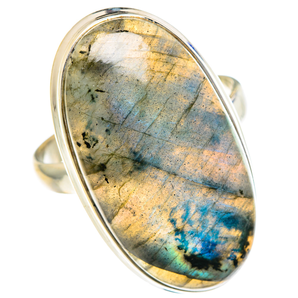 Labradorite Rings handcrafted by Ana Silver Co - RING90910