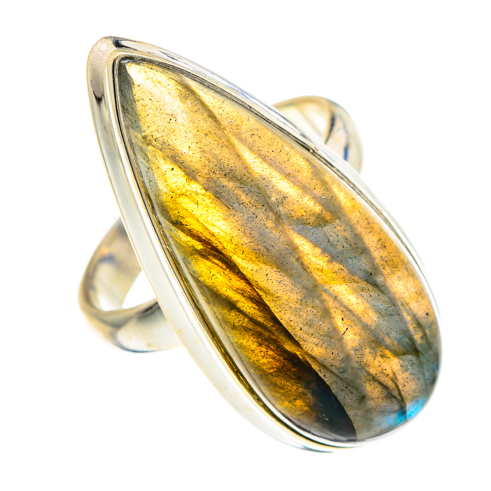 Labradorite Rings handcrafted by Ana Silver Co - RING90911