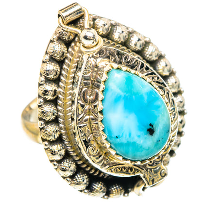 Larimar Rings handcrafted by Ana Silver Co - RING90914