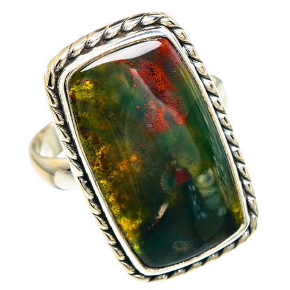 Bloodstone Rings handcrafted by Ana Silver Co - RING90918