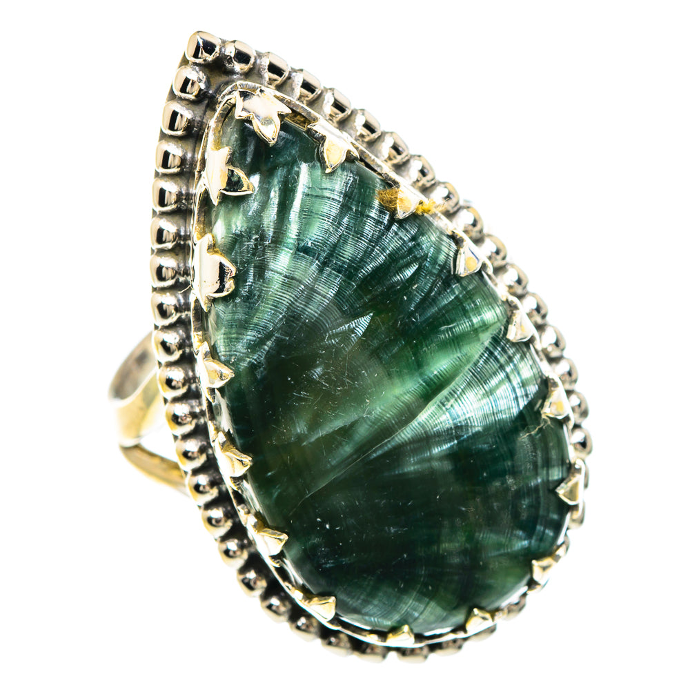 Seraphinite Rings handcrafted by Ana Silver Co - RING90919