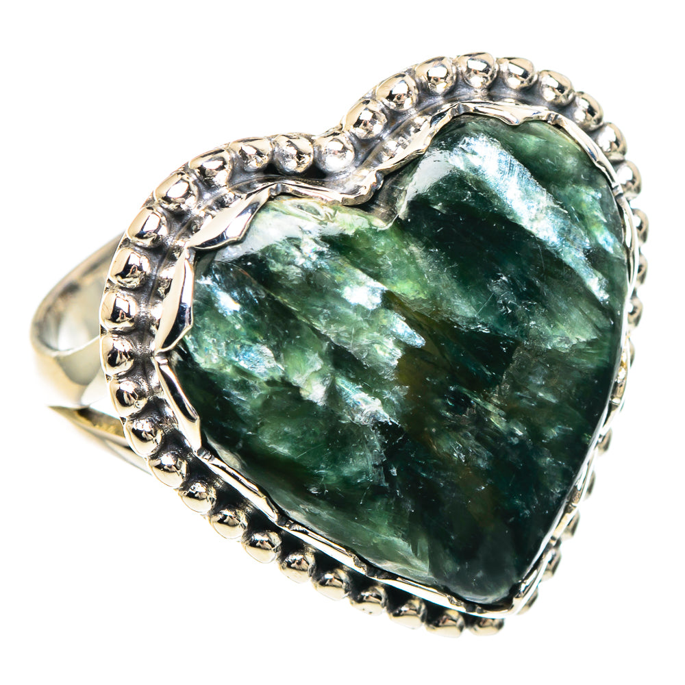 Seraphinite Rings handcrafted by Ana Silver Co - RING90921