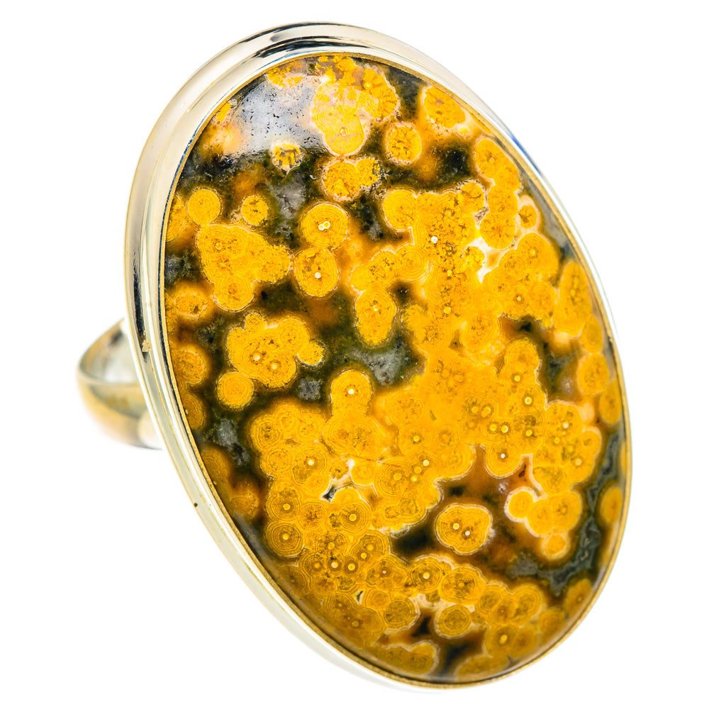 Ocean Jasper Rings handcrafted by Ana Silver Co - RING90928 - Photo 2