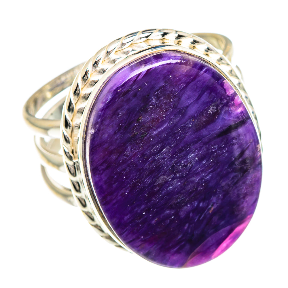 Charoite Rings handcrafted by Ana Silver Co - RING90943