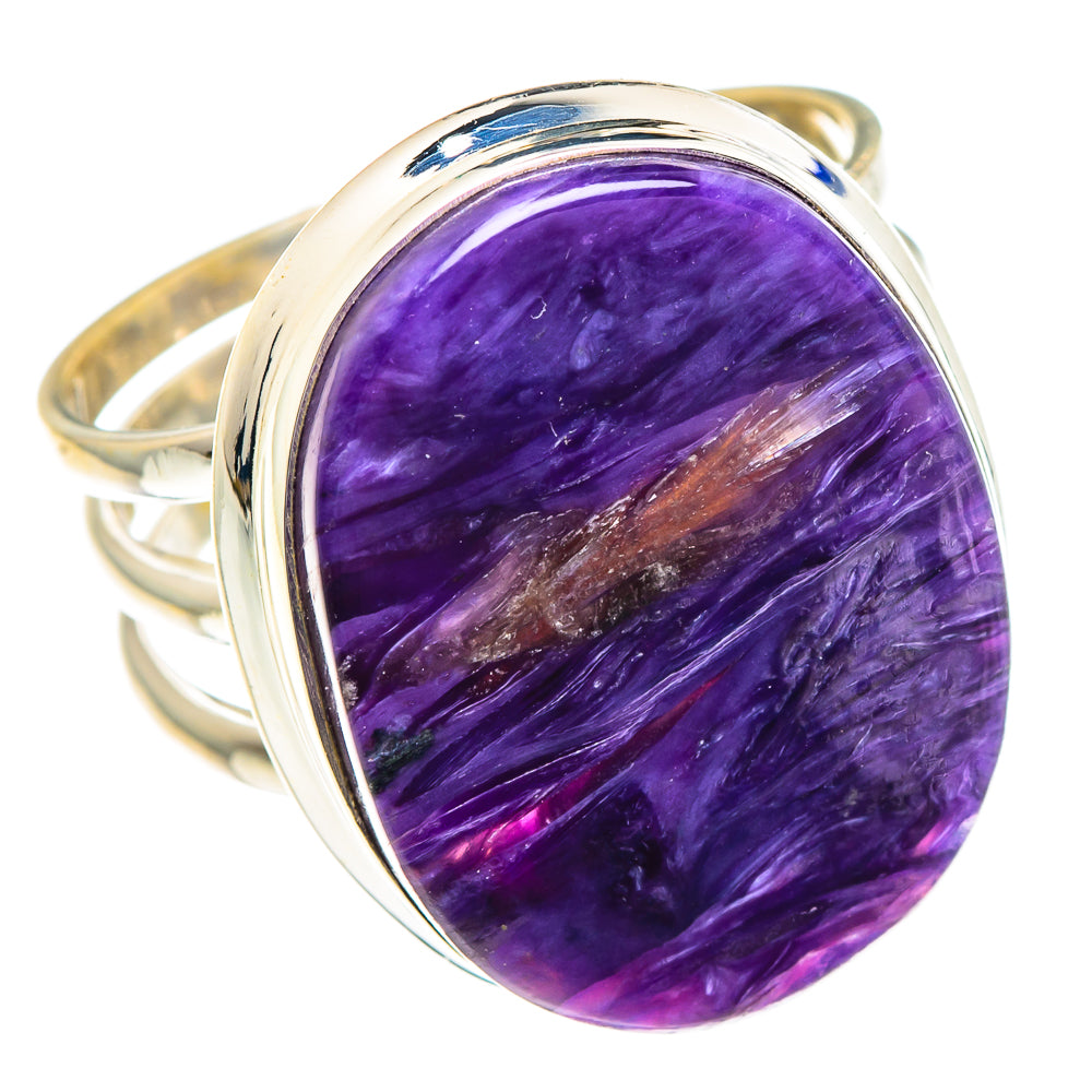Charoite Rings handcrafted by Ana Silver Co - RING90944
