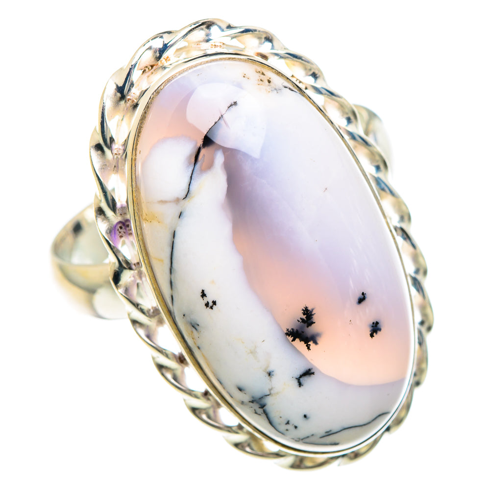 Dendritic Opal Rings handcrafted by Ana Silver Co - RING90945