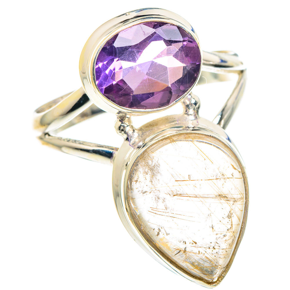 Rose Quartz Rings handcrafted by Ana Silver Co - RING90953