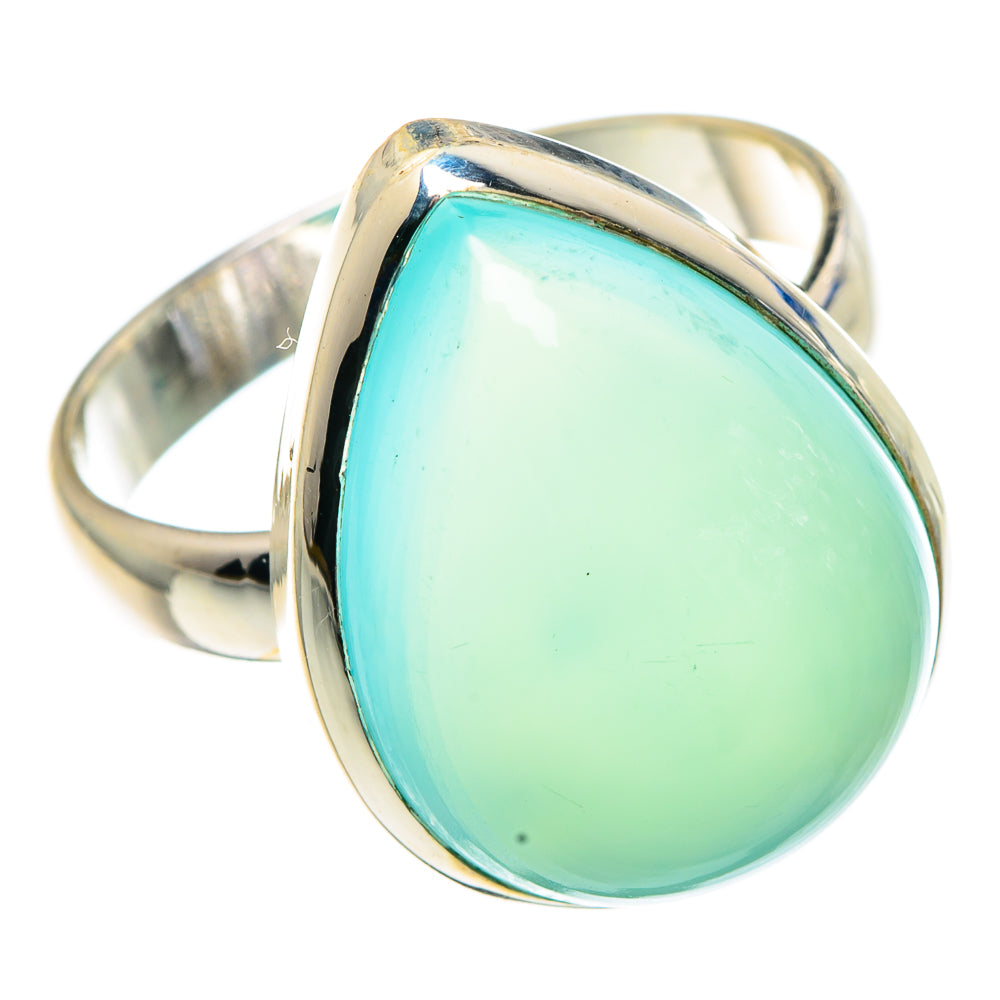 Aqua Chalcedony Rings handcrafted by Ana Silver Co - RING90955