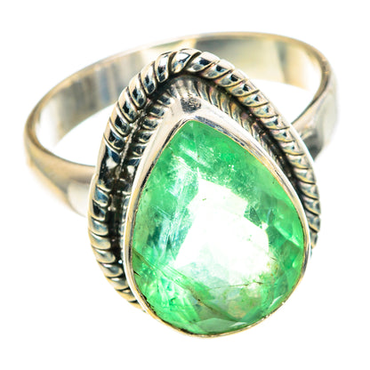 Green Fluorite Rings handcrafted by Ana Silver Co - RING90960