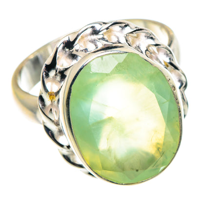 Prehnite Rings handcrafted by Ana Silver Co - RING90966