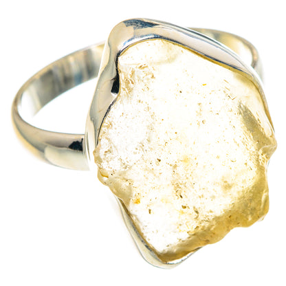 Libyan Desert Glass Rings handcrafted by Ana Silver Co - RING90970 - Photo 2