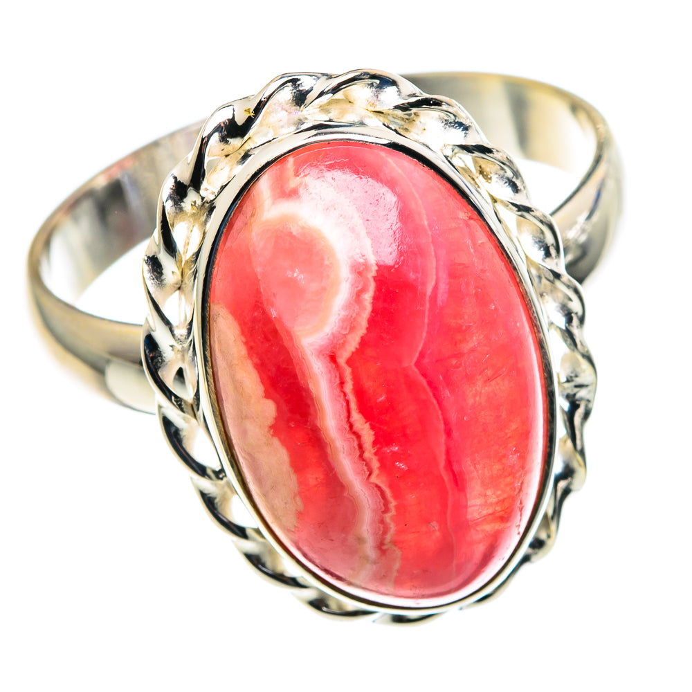 Rhodochrosite Rings handcrafted by Ana Silver Co - RING90972