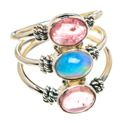 Ethiopian Opal Rings handcrafted by Ana Silver Co - RING90984