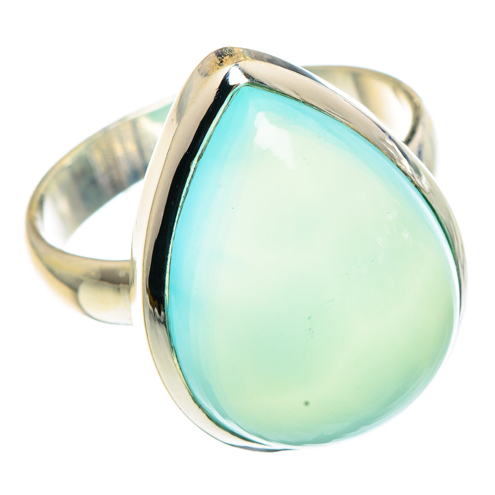 Aqua Chalcedony Rings handcrafted by Ana Silver Co - RING90992