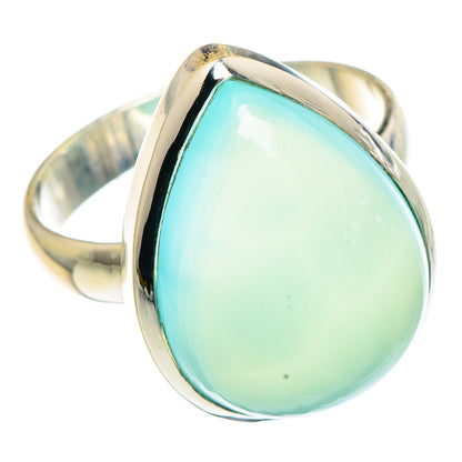 Aqua Chalcedony Rings handcrafted by Ana Silver Co - RING90992