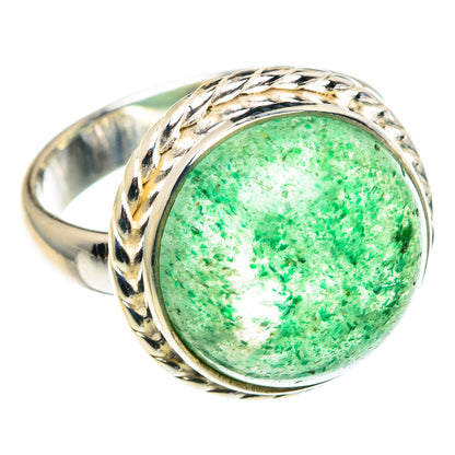Green Aventurine Rings handcrafted by Ana Silver Co - RING90997