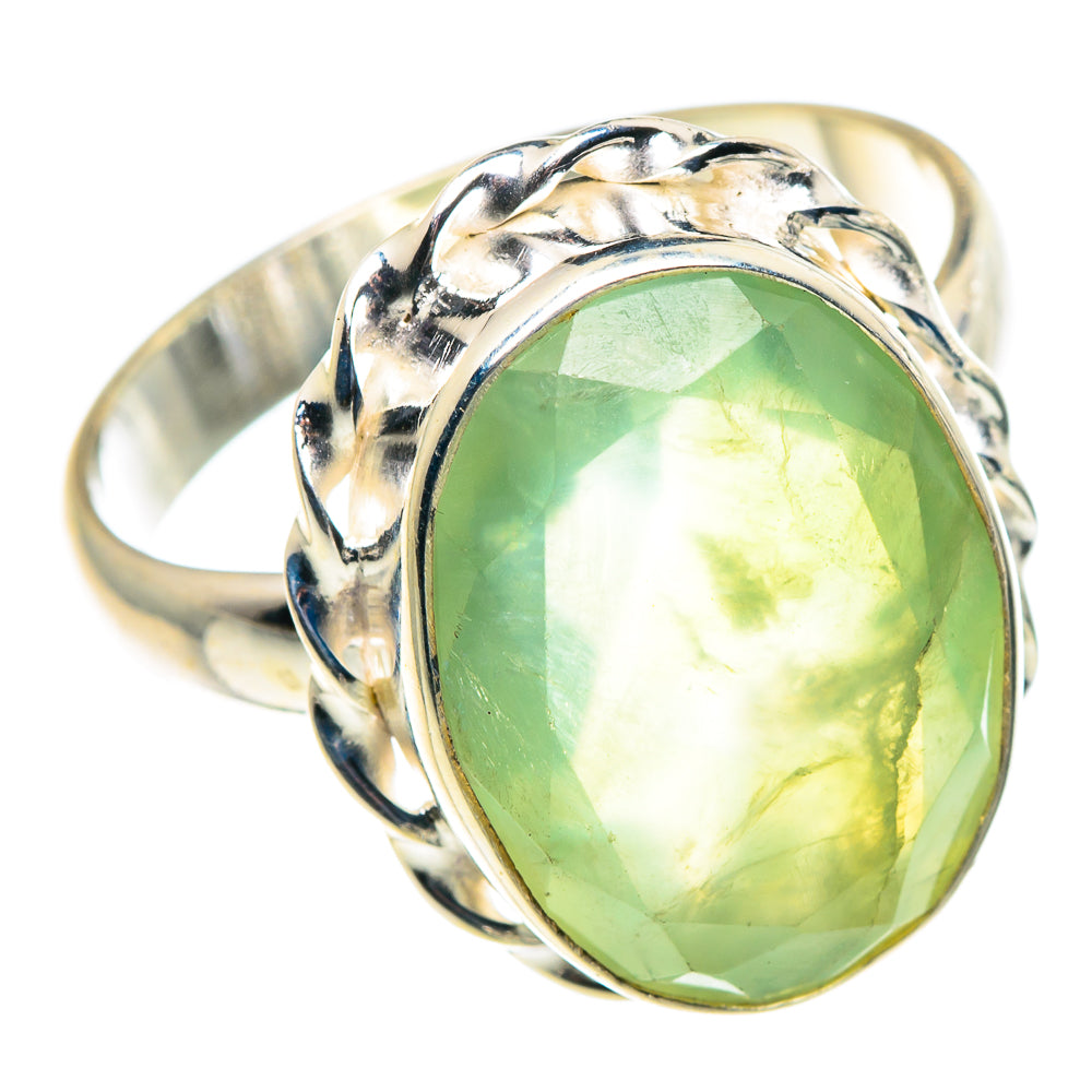 Prehnite Rings handcrafted by Ana Silver Co - RING91002