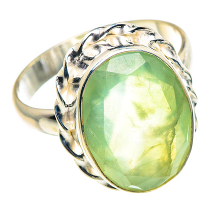 Prehnite Rings handcrafted by Ana Silver Co - RING91002