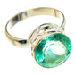 Green Fluorite Rings handcrafted by Ana Silver Co - RING91003