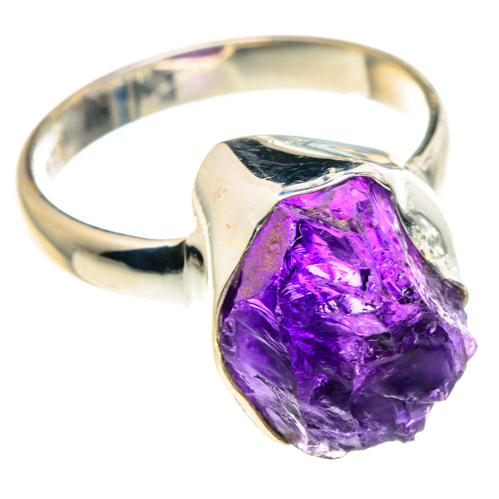 Amethyst Rings handcrafted by Ana Silver Co - RING91012 - Photo 2