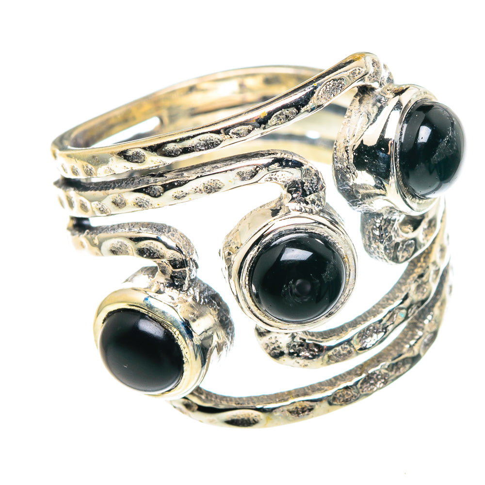 Black Onyx Rings handcrafted by Ana Silver Co - RING91016