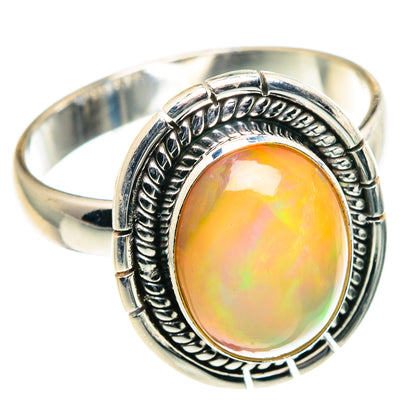 Ethiopian Opal Rings handcrafted by Ana Silver Co - RING91021