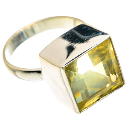 Lemon Quartz Rings handcrafted by Ana Silver Co - RING91023