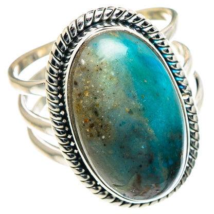 Peruvian Opal Rings handcrafted by Ana Silver Co - RING91025