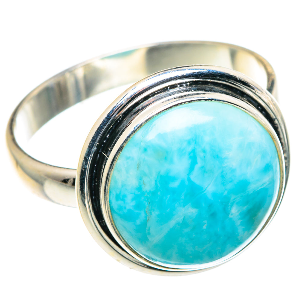 Larimar Rings handcrafted by Ana Silver Co - RING91031