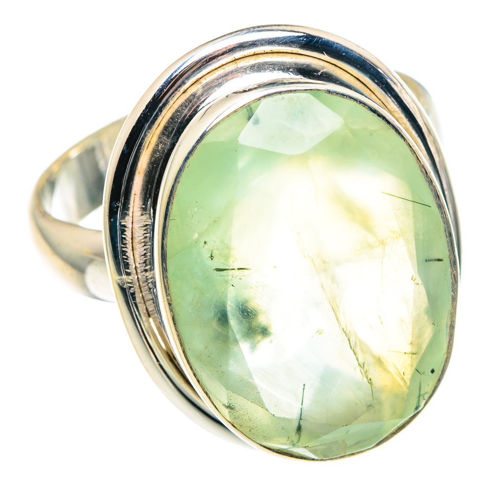 Prehnite Rings handcrafted by Ana Silver Co - RING91035