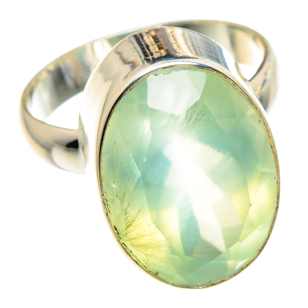 Prehnite Rings handcrafted by Ana Silver Co - RING91040