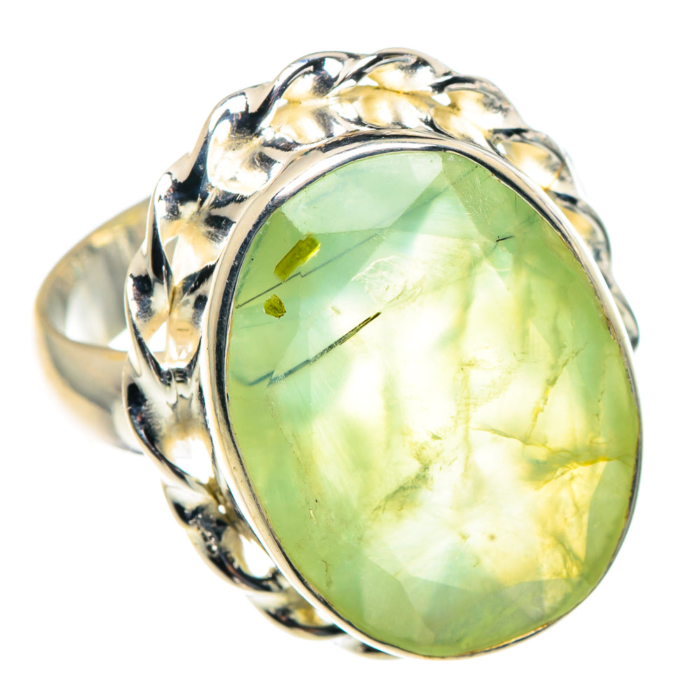 Prehnite Rings handcrafted by Ana Silver Co - RING91043