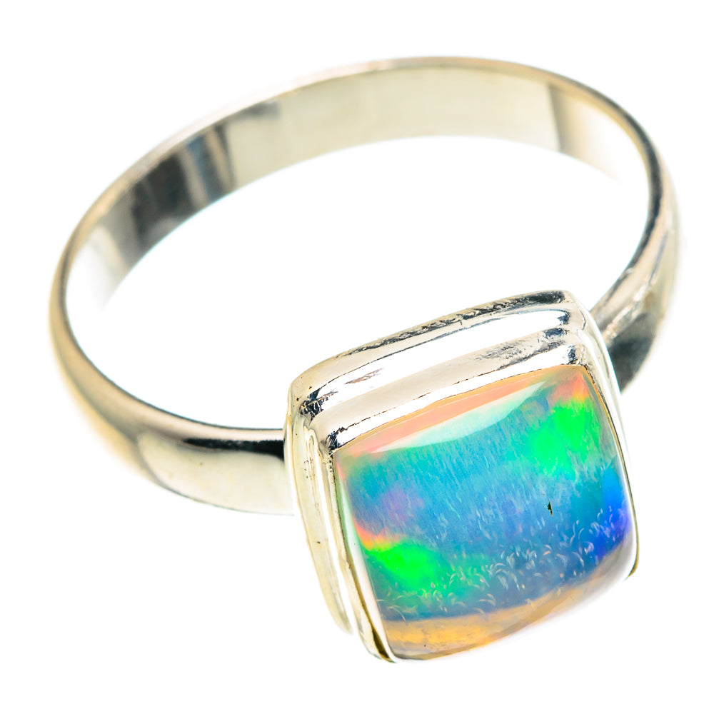 Ethiopian Opal Rings handcrafted by Ana Silver Co - RING91060
