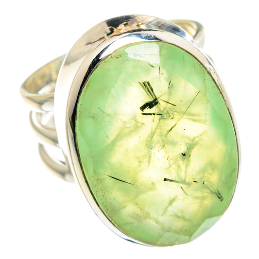 Prehnite Rings handcrafted by Ana Silver Co - RING91072