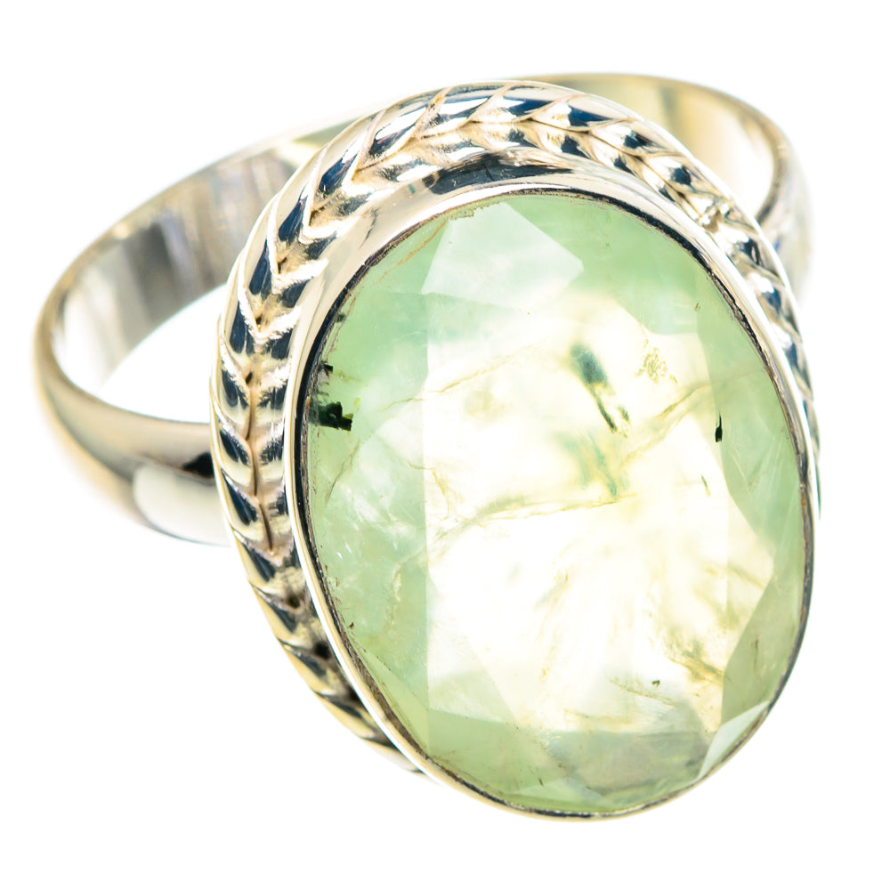 Prehnite Rings handcrafted by Ana Silver Co - RING91076